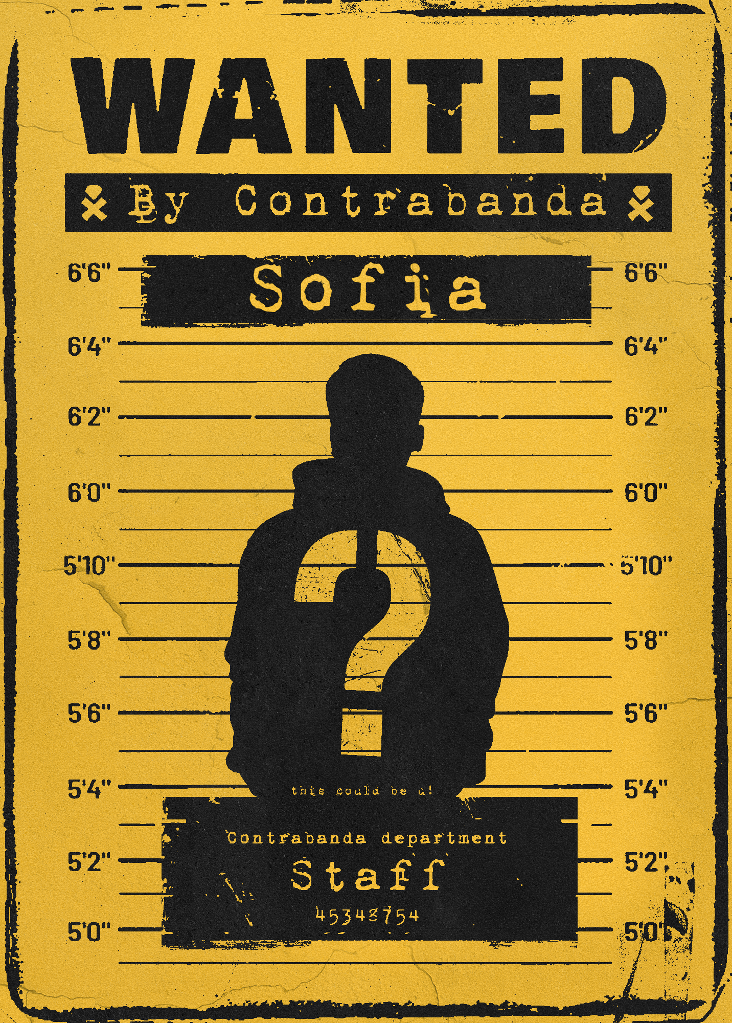 WANTED: Contrabanda Sofia