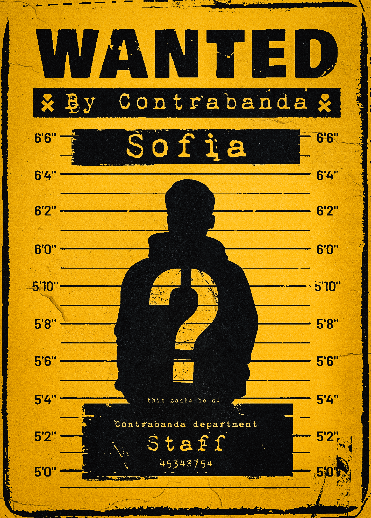 WANTED: Contrabanda Sofia