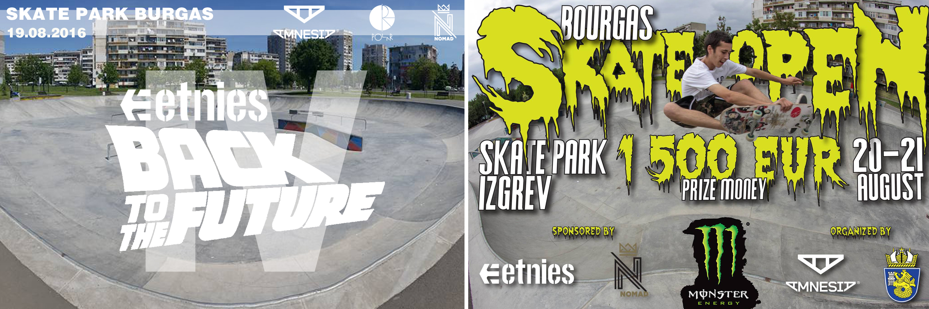 etnies Back to The Future & Bourgas Skate Open 2016