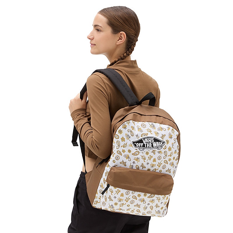 Vans realm leopard print backpack hotsell
