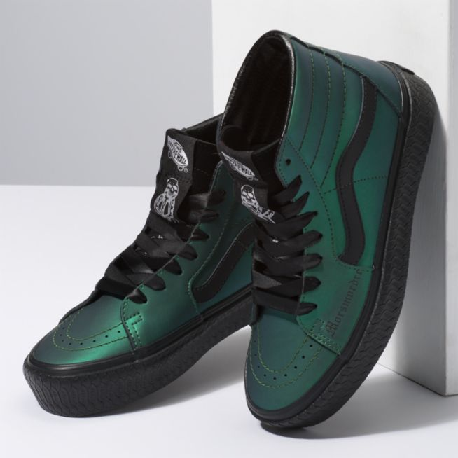 vans x harry potter sk8 hi dark arts platform skate shoe